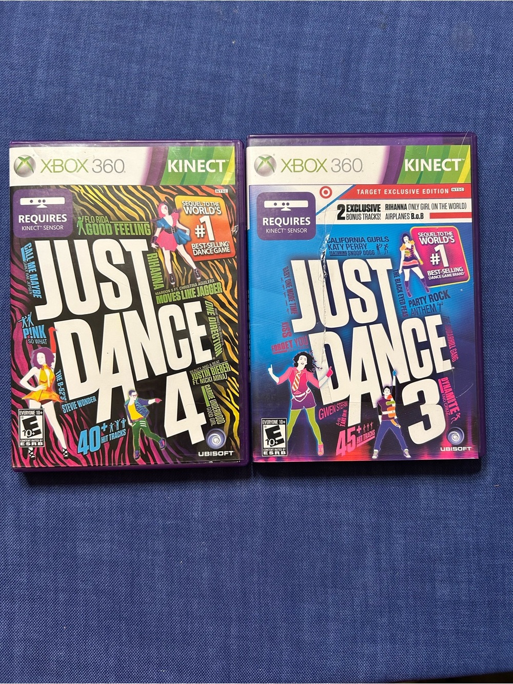 Just Dance 4 & Just Dance 3 (Xbox 360 Kinect)